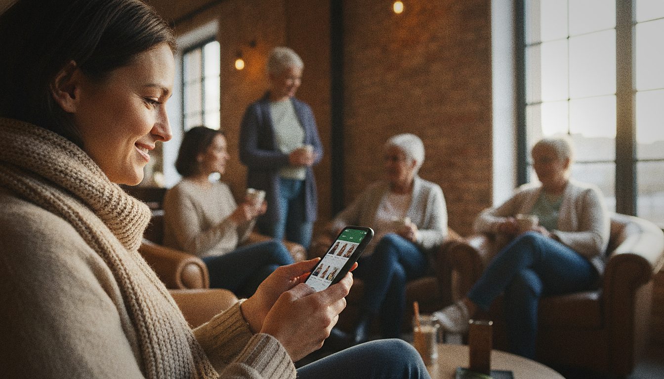 Utilisation de EliteRencontre sur smartphone