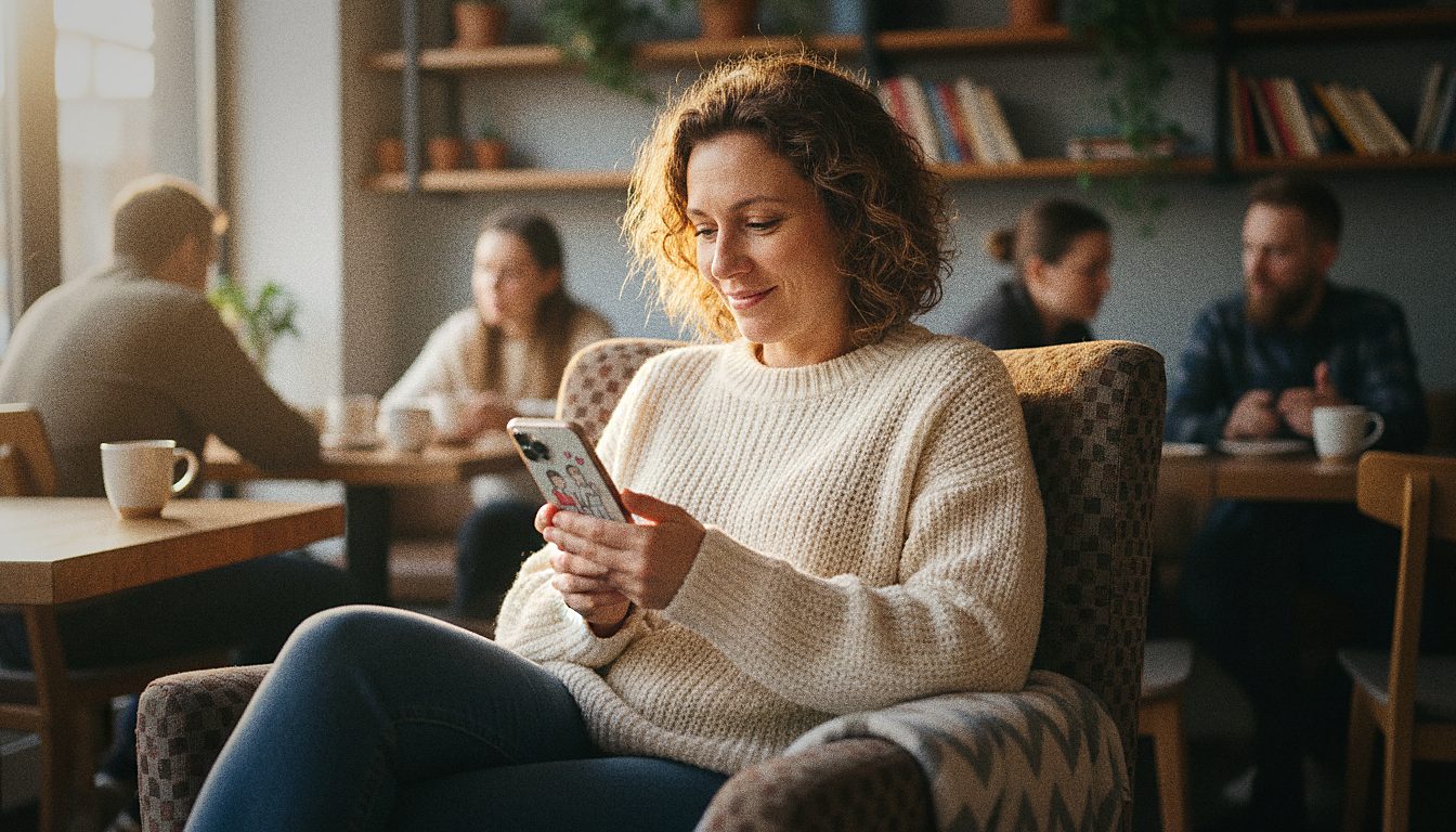 Utilisation de Hinge sur smartphone