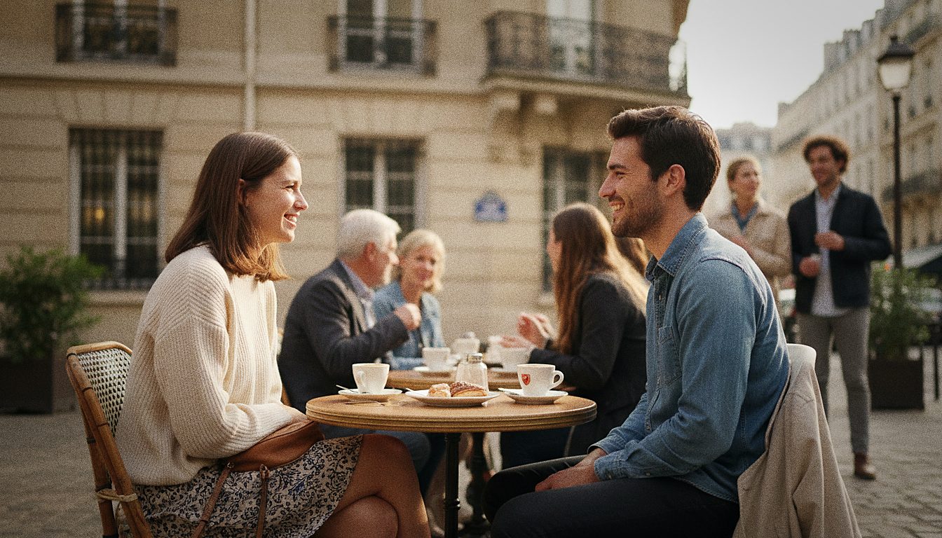 Personne verifiant un profil de rencontre sur son telephone